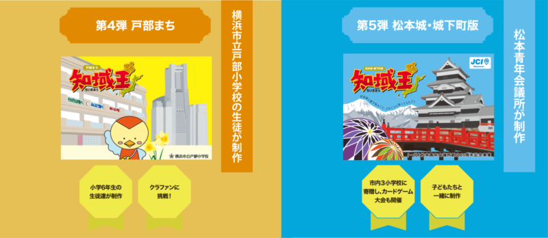 第4弾戸部まち、第5弾松本城・城下町版